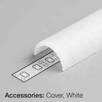 Plexi pro Al profily - SLC S41019 SLC difusor k profilu D Click bílý 2m - TLG