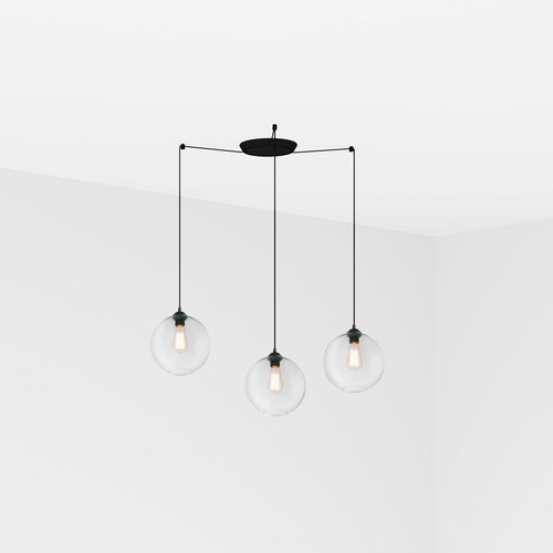 Koule - FARO 64128-3L CLARA závěsné svítidlo, transparentní, 3L - FARO - foto 1