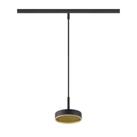 Lištové Magnetic SLV - LA 1009018 GRIP! FLAT 48V závěsné svítidlo, DALI, délka závěsu 200 cm, 2700/3000 K, černé / zlaté - BIG WHITE (SLV)