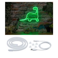 Dekorační - P 70563 Neon Colorflex USB Strip Green 1m 4,5W 5V zelená/bílá umělá hmota - PAULMANN