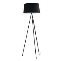 Stojací lampy - FAN I-MARILYN-PT NERO Stojací lampa Piantana Marilyn, černá, 1 x E27, 48 x 155 cm - FANEUROPE