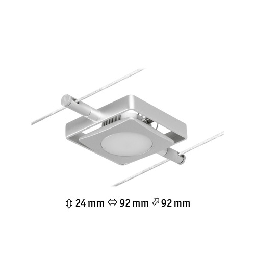 Svítidla - P 94421 LED lankový systém MacLED spot 4,5W 3000K 12V matný chrom/chrom - PAULMANN - foto 1