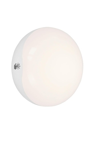 Přisazená - BRI 2272-016 LED svítidlo k posteli s dotykovým vypínačem pr. 8 cm 0,4W 30lm bílé - BRILONER - foto 1