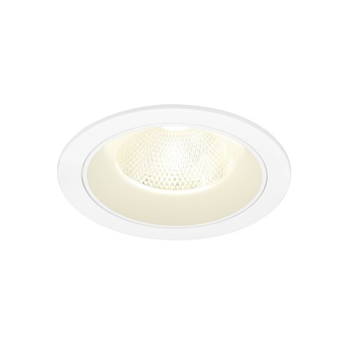 Kruhová - LA 1009802 NUMINOS® L Stropní vestavné svítidlo, 4000 K, 20°, IP20, kulaté, bílé - BIG WHITE (SLV) - foto 1