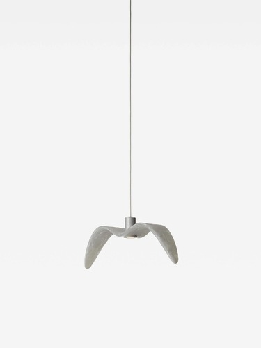 Dekorativní - BRO PC01387_008 Závěsné svítidlo NIGHT BIRDS MINI PENDENT triplex opal BROKISGLASS mat / stříbrná / Trimless kabelová verze (bílá struktura) / kabel stříbrný - BROKIS - foto 1