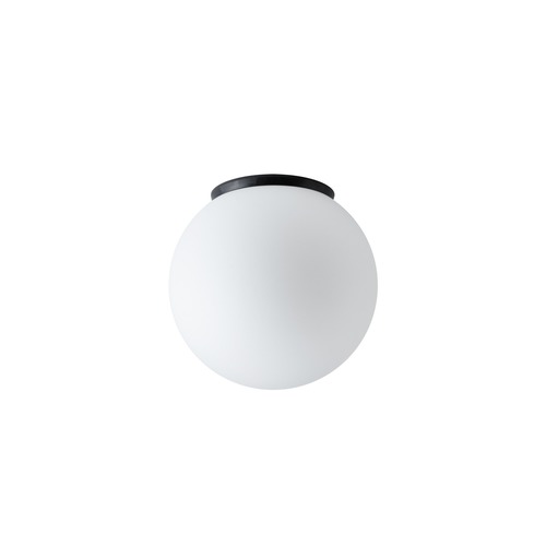 Kruhová - OS STY61726 STYX 2 stropní/nástěnné skleněné svítidlo černá / bílá IP65 4000 K 8W LED - OSMONT - foto 1
