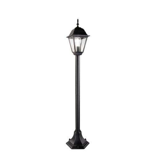 Sloupková - FAN LANT-ROMA/P1 Sloupkové svítidlo PALETTO ROMA černá, 1xE27, IP44, 104 x 14,6 x 14,6 cm - FANEUROPE - foto 1