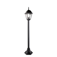 Sloupková - FAN LANT-ROMA/P1 Sloupkové svítidlo PALETTO ROMA černá, 1xE27, IP44, 104 x 14,6 x 14,6 cm - FANEUROPE