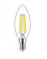 E14 - PH 8719514355439 Žárovka Philips MASTER Value LED D 3,4W E14 B35 927 CLEAR GLASS