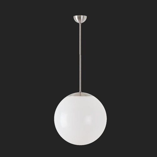 Koule - OS ISI66091 ISIS P3 závěsné plastové svítidlo nerez broušená / bílá IP40 3000 K 27W LED DALI (původní kód OS 66091) - OSMONT - foto 1