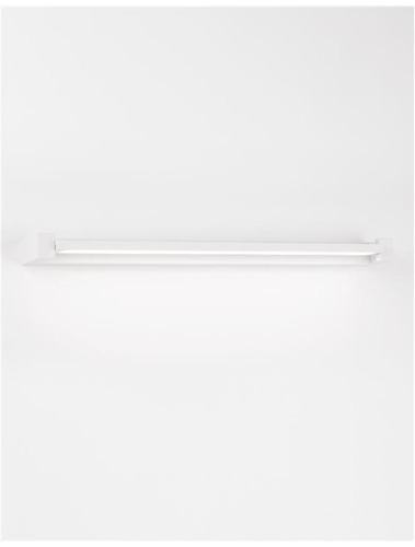 Nepřímé osvětlení - NV 9117320 Nástěnné svítidlo LINE bílý hliník a akryl LED 20W 230V 3000K IP20 - NOVA LUCE - foto 1