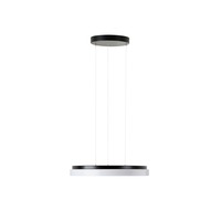 Kruhová - OS COR72812 CORVUS LE2 závěsné plastové svítidlo černá / bílá IP40 4000 K 46W LED - OSMONT