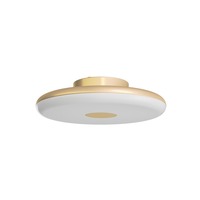 Kruhová - OS ZET60506 ZETA 1 FP stropní/nástěnné plastové svítidlo zlatá / bílá IP40 4000 K 31W LED - OSMONT