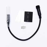 Příslušenství - DLED LEDRLX21B Prodlužovací kabel pro světelné hadice 0,25m, černý, samčí,IP67