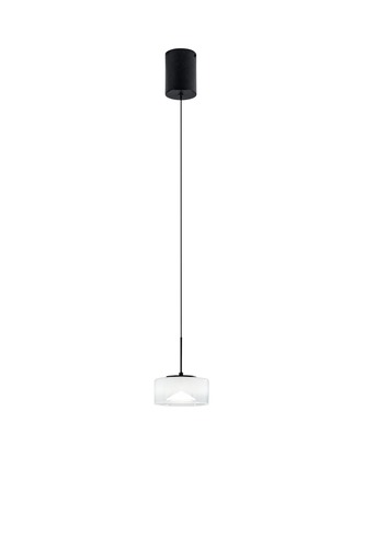 Válec - FAN LED-EMILY-S1 Závěsné svítidlo Emily bílá, sklo + kov, 8 W, CCT 2700–3200–4000 K, pr. 15 x dl 150 cm - FANEUROPE - foto 1