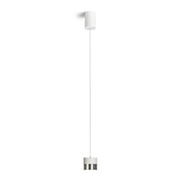 Válec - RED R14218 JUNIPER závěsná stahovatelná bílá chrom 230V LED 15W 30°  3000K - RED - DESIGN RENDL