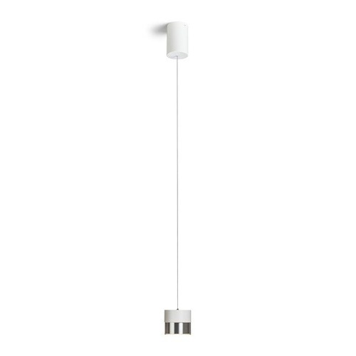 Válec - RED R14218 JUNIPER závěsná stahovatelná bílá chrom 230V LED 15W 30°  3000K - RED - DESIGN RENDL - foto 1