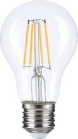 E27 - LED žárovka A60 8W Filament Clear Glass Stmívatelné