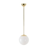 Koule - OS ISI72340 ISIS P1 PM závěsné plastové svítidlo mosaz / bílá IP40 3000 K 8W LED - OSMONT