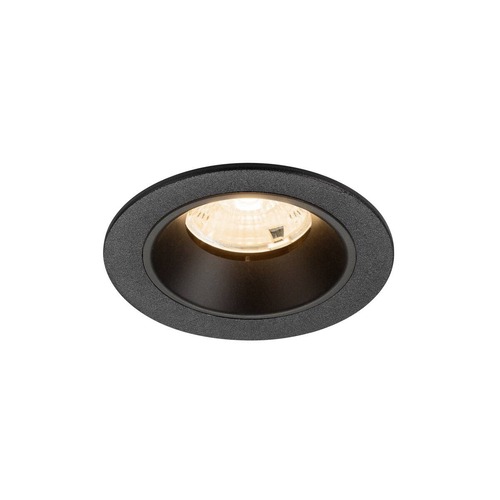 Kruhová - LA 1009439 NUMINOS® S Stropní vestavné svítidlo, 2700 K, 55°, IP20, kulaté, černé - BIG WHITE (SLV) - foto 1