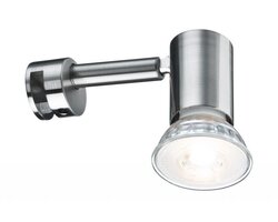 Nad obrazy/zrcadla - P 99905 Galeria svítidlo k zrcadlu LED Simplo kov kartáčovaný včetně sv. zdroje 1x5,3W GU10 - PAULMANN