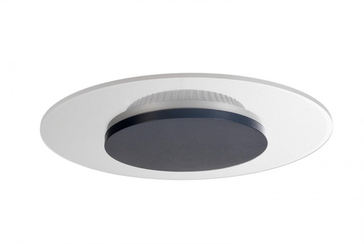 Kruhová - IMPR 620038 Deko-Light stropní přisazené svítidlo Zaniah 12W, kryt čedičová šedá 220-240V AC/50-60Hz 12,00 W 3000 K 1512 lm bílá - foto 1