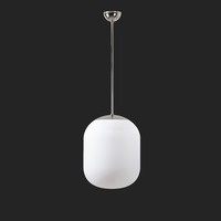 Koule - OS TAN66428 TANIA P1 závěsné skleněné svítidlo nerez leštěná / bílá IP40 3000 K 27W LED DALI (původní kód OS 66428) - OSMONT