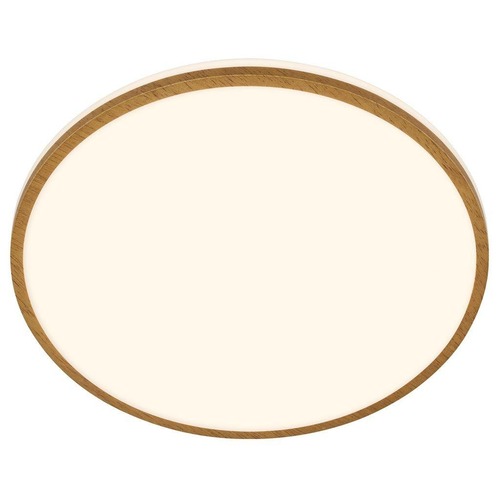 Kruhová - BRI 3871014 Acorus W stropní svítidlo pr.33 cm - 18W, 1850lm, LED, IP44, teplá bílá, bílé/dřevo - BRILONER - foto 1