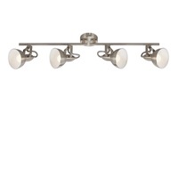 Bodová - BRILO 2049-042 Bodové svítidlo 79 cm 4x E14 40W satén-bílé - BRILO