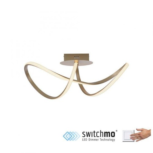 Dekorativní - LD 15403-60 MARIA LED stropní svítidlo, matná mosaz, stmívatelné, IP20, do interiéru krokově stmívatelné 3000K - LEUCHTEN DIREKT / JUST LIGHT - foto 1