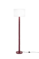 Stojací lampy - FAN I-SULTAN-PT-ROS Stojací lampa Sultan (červená + samet) kov + samet, 1 x E27, 15 W; lampa pr. 40 x 20 cm, konstrukce 40 x 158 cm - FANEUROPE