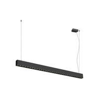 Podélná - LA 1010512 GLENOS® PRO závěsné svítidlo, 1, 2 m, DALI, UGR16, délka závěsu 210 cm, 4000K, 75°, černá - BIG WHITE (SLV)