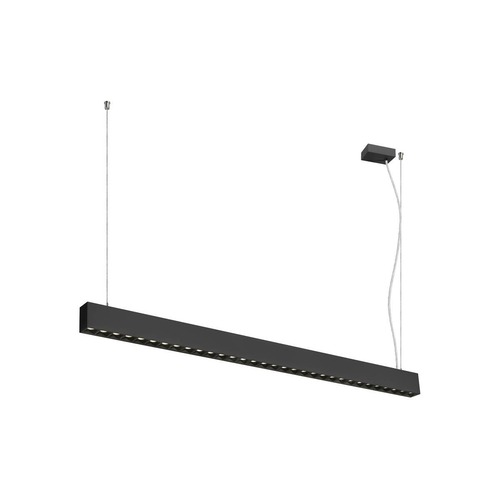 Podélná - LA 1010512 GLENOS® PRO závěsné svítidlo, 1, 2 m, DALI, UGR16, délka závěsu 210 cm, 4000K, 75°, černá - BIG WHITE (SLV) - foto 1