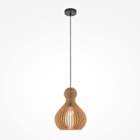 Kónická - M MOD192PL-01W1 Závěsné svítidlo Roots E27 40W béžový kov skandinávský design - MAYTONI