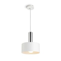 Kruhová - RED R13910 GIULIA 20 závěsná bílá chrom 230V E27 40W - RED - DESIGN RENDL