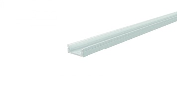 Al profily k přisazení - IMPR 970025 AU-01-10 plochý U-profil pro 10 - 11,3 mm LED pásek matná bílá - LIGHT IMPRESSIONS