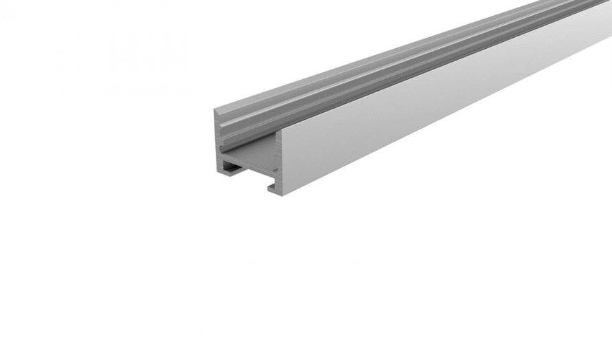 Al profily k zavěšení - IMPR 970281 Reprofil drážkový profil U-vysoký AU-10-12 stříbrná elox 3000 mm - LIGHT IMPRESSIONS - foto 1