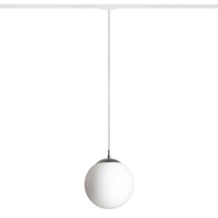 Svítidla - RED R13965 LUNA 25 pro jednookr. lištu opálové sklo/chrom 230V E27 15W - RED - DESIGN RENDL
