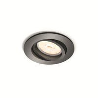 Kruhová - PH 50391/99/PN Zapuštěné bodové podhledové svítidlo Philips Donegal 50391/99/PN šedé - PHILIPS (915005423401)