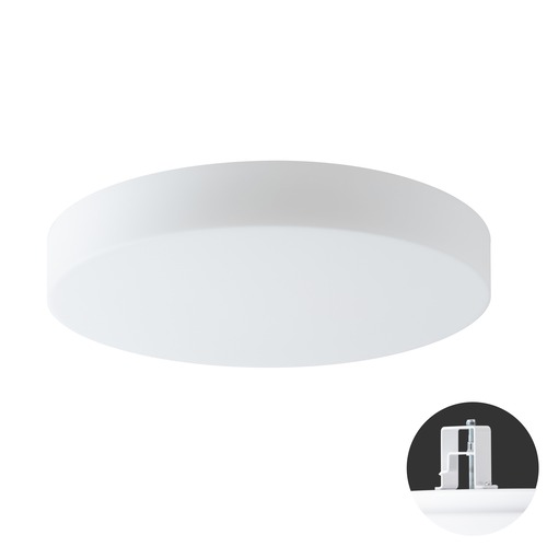 Koupelnová - OS ELS68149 ELSA V5 stropní/nástěnné skleněné polovestavné svítidlo bílá IP44 3000 K 36W LED HF - OSMONT - foto 1