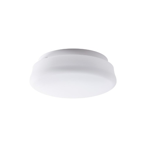 Kruhová - OS RAN61442 RANA stropní/nástěnné skleněné svítidlo bílá IP44 3000 K 15W LED - OSMONT - foto 1
