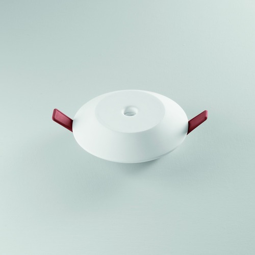 Sádrová - FAN INC-HALL-R1M Vestavné LED svítidlo Hall (kulaté, bílá sádra) 5 W, 530 lm, 4000 K, včetně driveru, pr. 130 mm - FANEUROPE - foto 1
