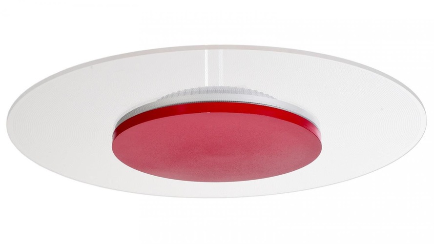 Kruhová - IMPR 620052 Deko-Light stropní přisazené svítidlo Zaniah 24W, kryt rubínová červená 220-240V AC/50-60Hz 24,00 W 3000 K 2567,93 lm bílá - foto 1