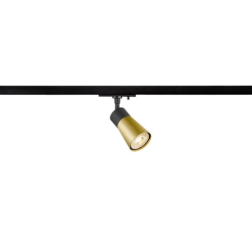 Svítidla - LA 1008247 PURI 2.0 Cone 1~ Spot, GU10, 1x max. 6W, černá / zlatá - BIG WHITE (SLV) - foto 1