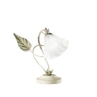 Stolní lampy dekorační - FAN I-ISOTTA-L Stolní lampa Lume Isotta, slonová kost, 1 x E14, 22 x 29 cm - FANEUROPE