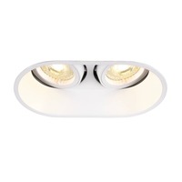 Kruhová - LA 1006122 HORN double QPAR51 zápustné stropní svítidlo bílé 25 W - BIG WHITE (SLV)