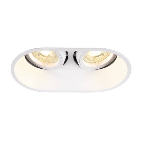 Kruhová - LA 1006122 HORN double QPAR51 zápustné stropní svítidlo bílé 25 W - BIG WHITE (SLV) - foto 1