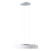 Kruhová - OS ELS72994 ELSA LE16 závěsné skleněné svítidlo stříbrná / bílá IP40 4000 K 48W LED - OSMONT