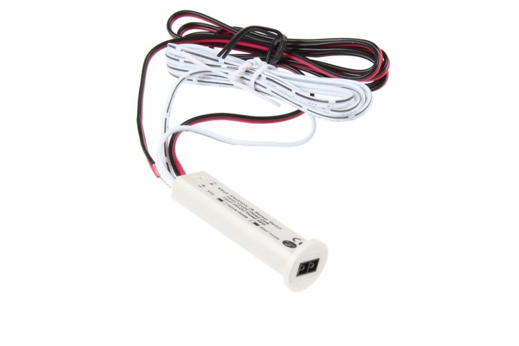 Bezdotykové ovladače - Spínač skříňový a mávnutím 2v1 bílý - foto 1