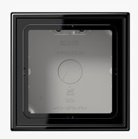 Vypínače a zásuvky - JU LS581ASW Přisazená krytka s rámečkem LS581ASW černá - JUNG